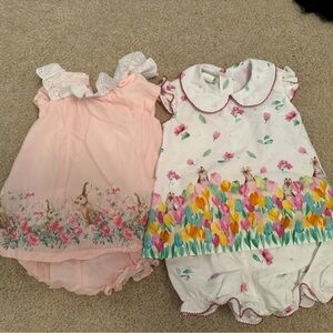 Marco and Lizzy and Janie and Jack Easter dresses 12m and 18-24m - Like new!!